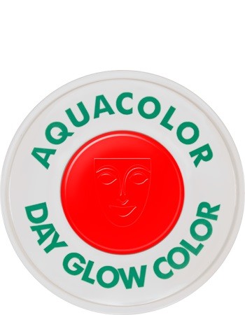 Kryolan Aquacolor Leuchtfarben Druckdeckeldose UV-rot