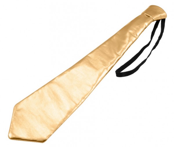 Krawatte metallic gold