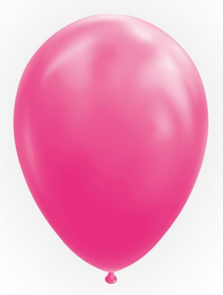 Latexballon pink, ca. 30 cm, Packung zu 25 Stück, (unaufgeblasen)