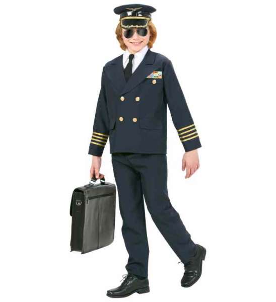 Kinderkostüm Piloten Uniform