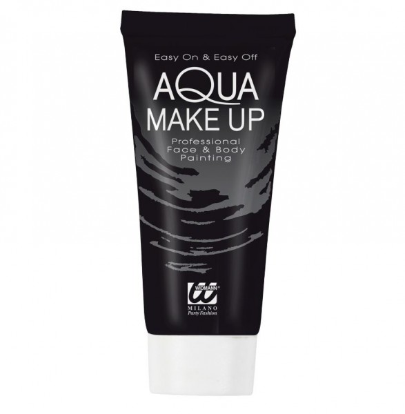 Aqua Make-up Tube, schwarz, 30 ml