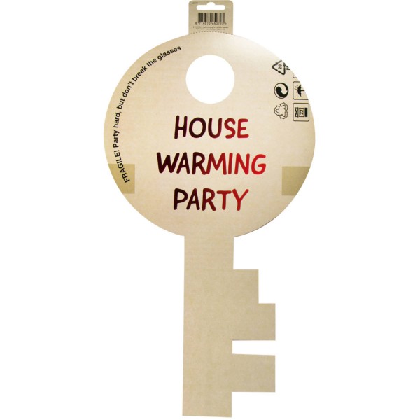 Housewarming Party Türschild, 1 Stück