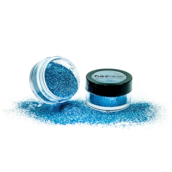 PaintGlow Holographic Glitter Dust Shaker, Dose zu 4 g, blau