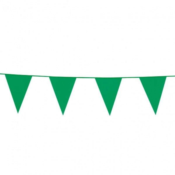Wimpelkette, grün, 230 cm