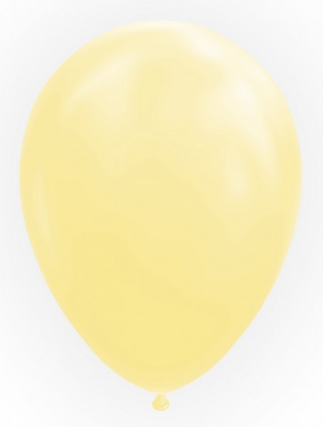 Latexballon hellgelb, ca. 30 cm, Packung zu 100 Stück, (unaufgeblasen)