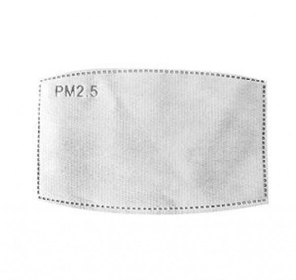 10er Pack Aktivkohlefilter PM2.5 für Stoffmasken mit Innentasche