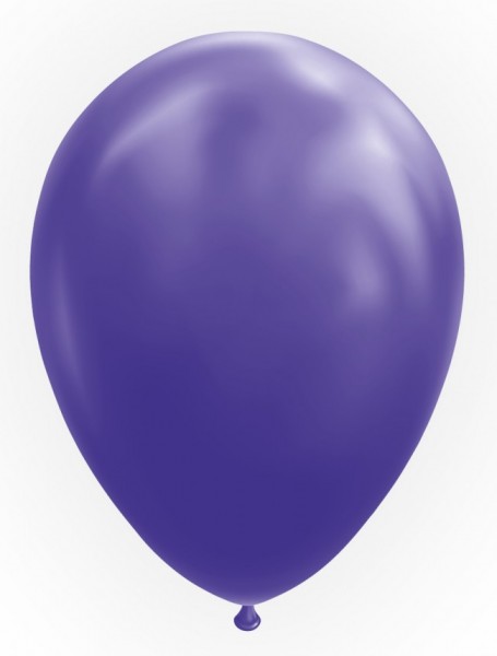 Latexballon lila, ca. 30 cm, Packung zu 25 Stück, (unaufgeblasen)