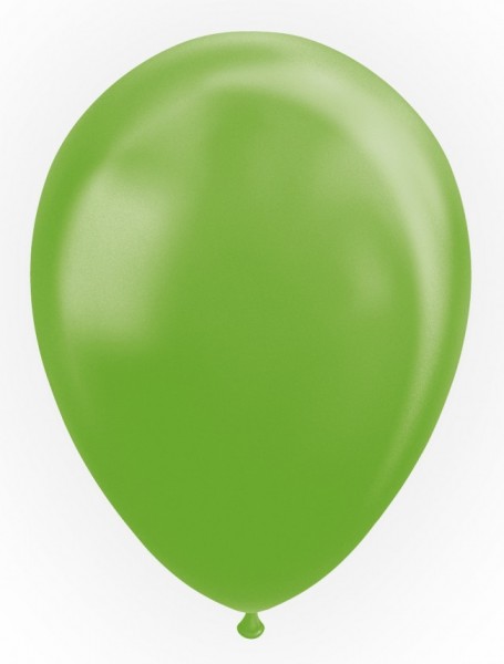 Latexballon perl grün, ca. 30 cm, Packung zu 100 Stück, (unaufgeblasen)