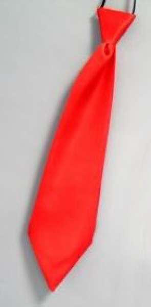 Satin-Kravatte, ca. 42 cm lang, rot