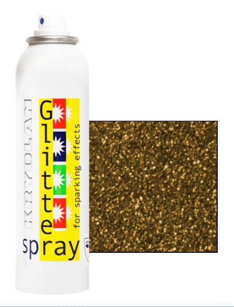 Kryolan Glitterspray gold, 150 ml