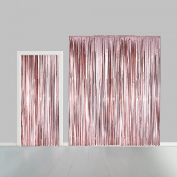 Folienvorhang rose-gold, 1 m breit, 2.40 m lang