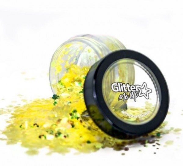 PaintGlow Iridescent Chunky Loose Glitter, Dose zu 3g, Golden Griffin