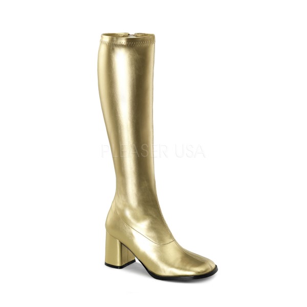 Gold Stiefel für Frauen