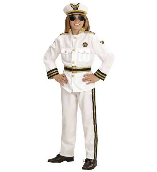 Kinderkostüm Kapitän Uniform