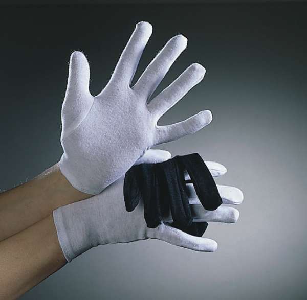 Handschuhe weiss, Herrengrösse, 1 Paar