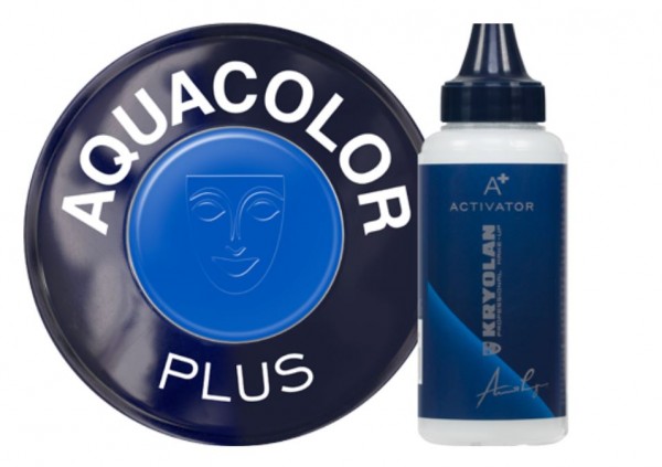 Kryolan Aquacolor Plus Druckdeckeldose blau