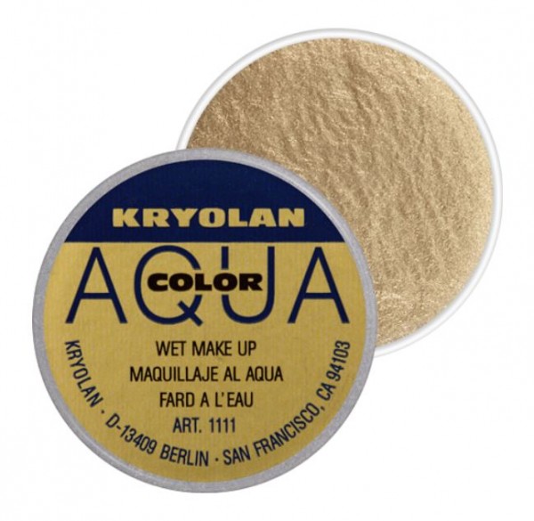 Kryolan Aquacolor metallic kleine Dose gold