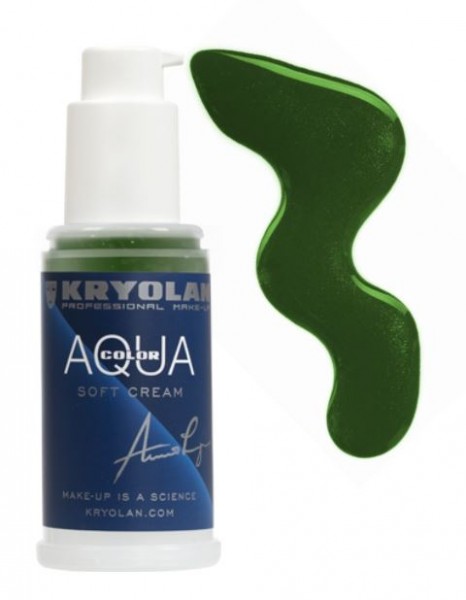 Kryolan Aquacolor Soft Cream 50 ml, 512 mittelgrün