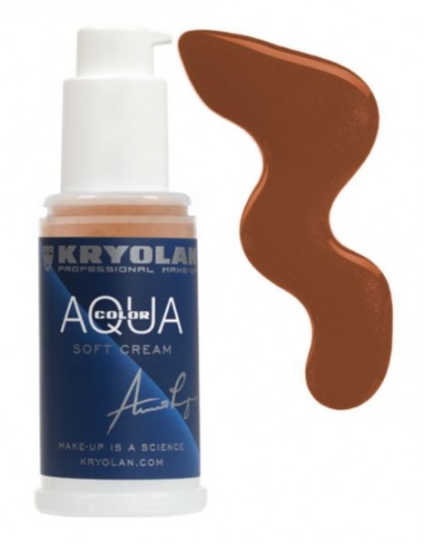 Kryolan Aquacolor Soft Cream 50 ml, 8W mittelbraun