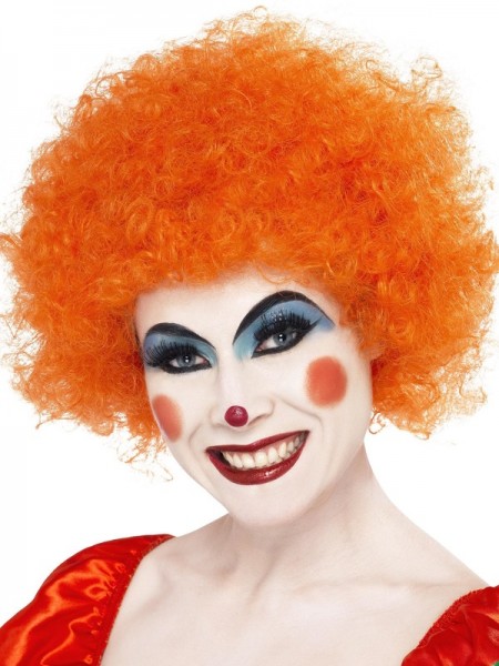 Clown Perücke, orange