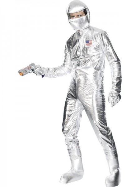 Kostüm Spaceman, silber