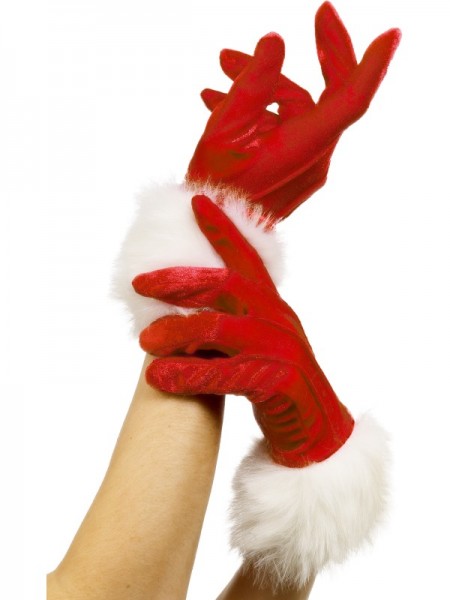 kurze Miss Santa Handschuhe