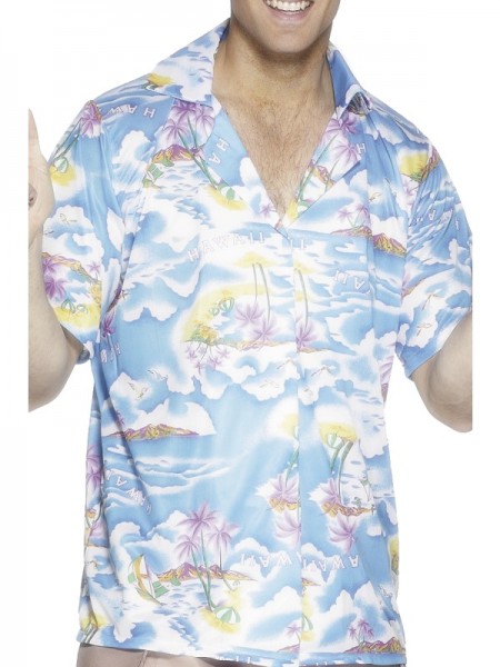 Hawaii-Hemd, hellblau