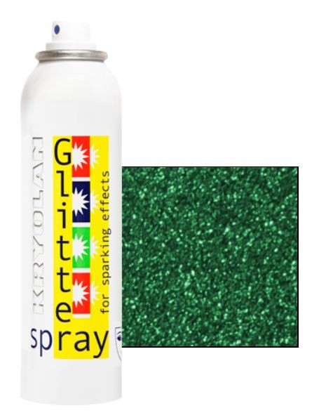 Kryolan Glitterspray grün, 150 ml