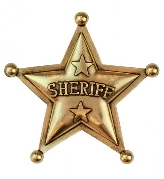Sheriffstern, bronze